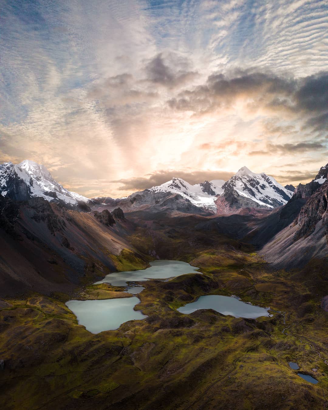 Vibrant colors of the Ausangate mountain range