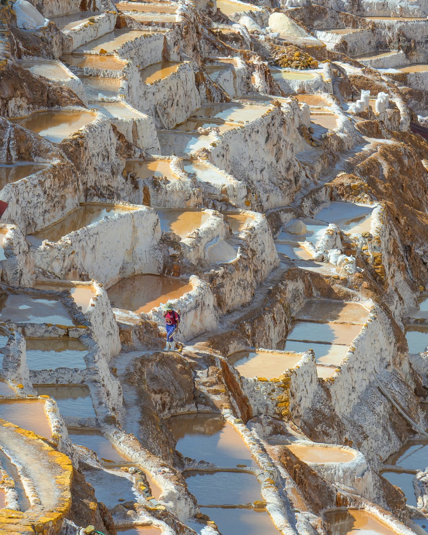 Fortaleza inca de Ollantaytambo en el Valle Sagrado